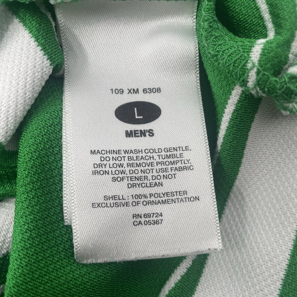 Oregon Ducks Columbia Omni-Shade Polo Shirt Mens L Green Stripe‎ Golf NCAA - Picture 8 of 10